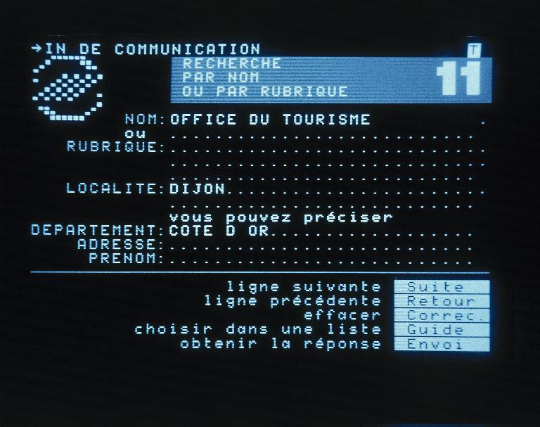 communications screen